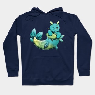 Catfish - Cat Fish - Cat Mermaid Hoodie